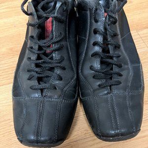 Prada Men’s Classic Leather Sneakers Black 4E0728 Size 9